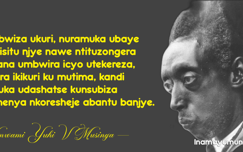 Ndakubwiza ukuri, nuramuka ubaye umukirisitu njye nawe ntituzongera kubonana umbwira