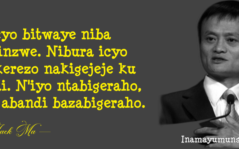 Ntacyo bitwaye niba natsinzwe. Nibura icyo gitekerezo nakigejeje ku bandi.