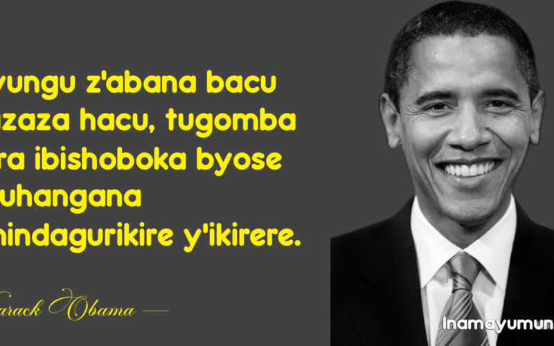 Ku nyungu z’abana bacu n’ahazaza hacu, tugomba gukora ibishoboka byose