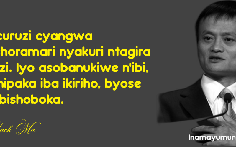 Umucuruzi cyangwa umushoramari nyakuri ntagira abanzi. Iyo asobanukiwe n’ibi, nta..