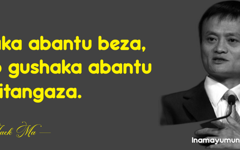 Shaka abantu beza, aho gushaka abantu b’ibitangaza.