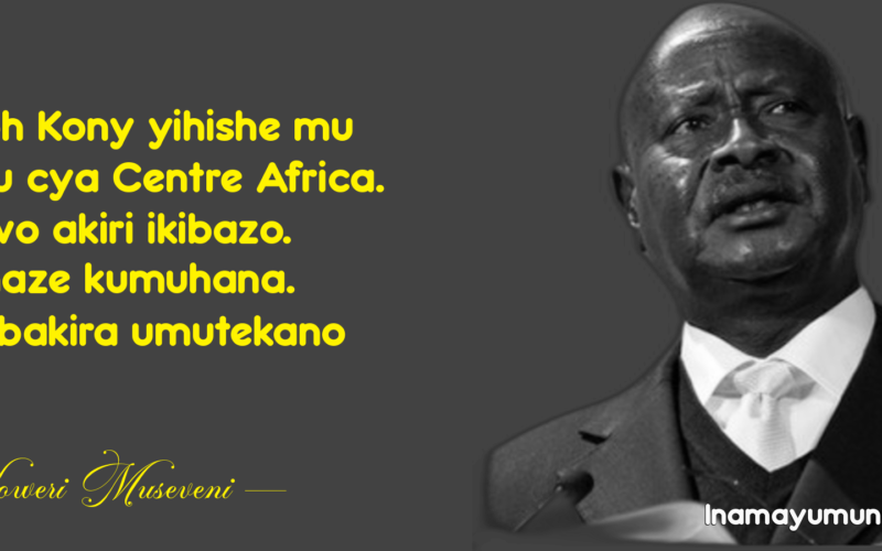 Joseph Kony yihishe mu gihugu cya Centre Africa. Ntabwo akiri..