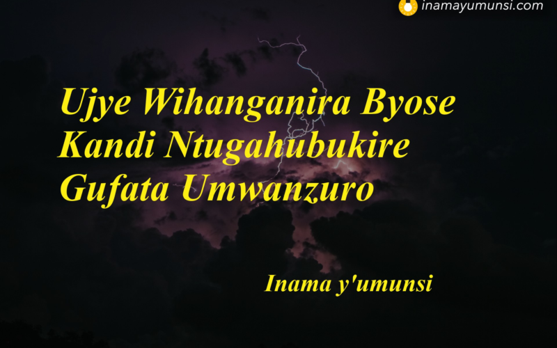 Ibintu 10 uzakora kugirango abantu batazakumenyera