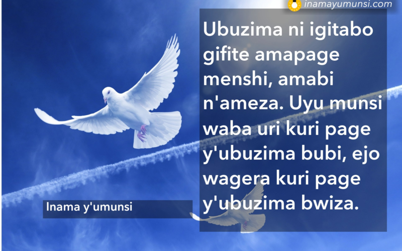 Jya ufata buri munsi wose ugejejeho ko ari umunsi mukuru