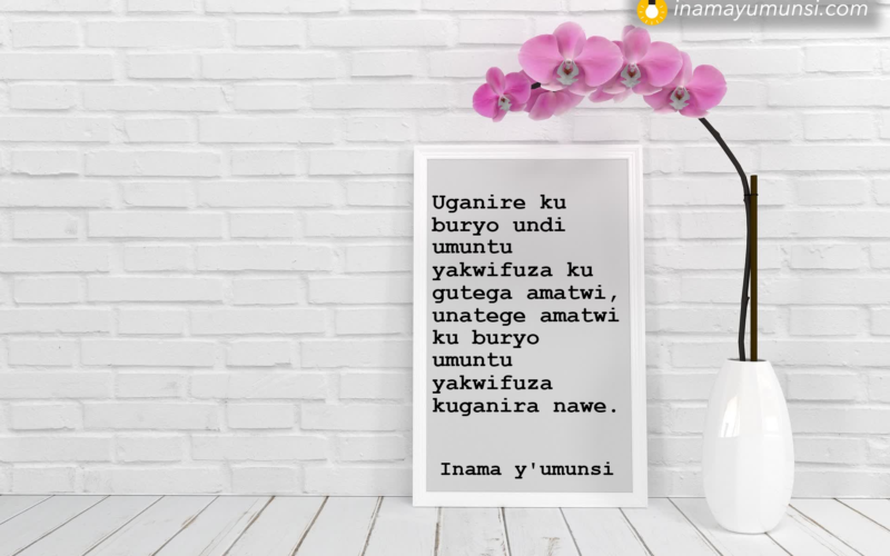Kutaganira (non communication) ku bashakanye ni kimwe mu bituma batarambana